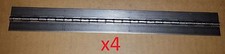 4 pc .062 Steel Piano Hinge 12-3/4 x 1-1/2 Door/Cabinet/Craft Continuous