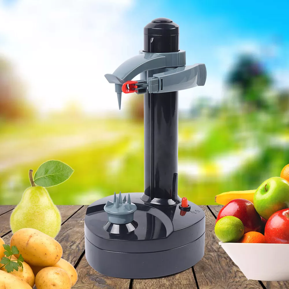 Automatic Potato Pear Tomato Peeler Electric Fruit Quick Peeling Tool USA