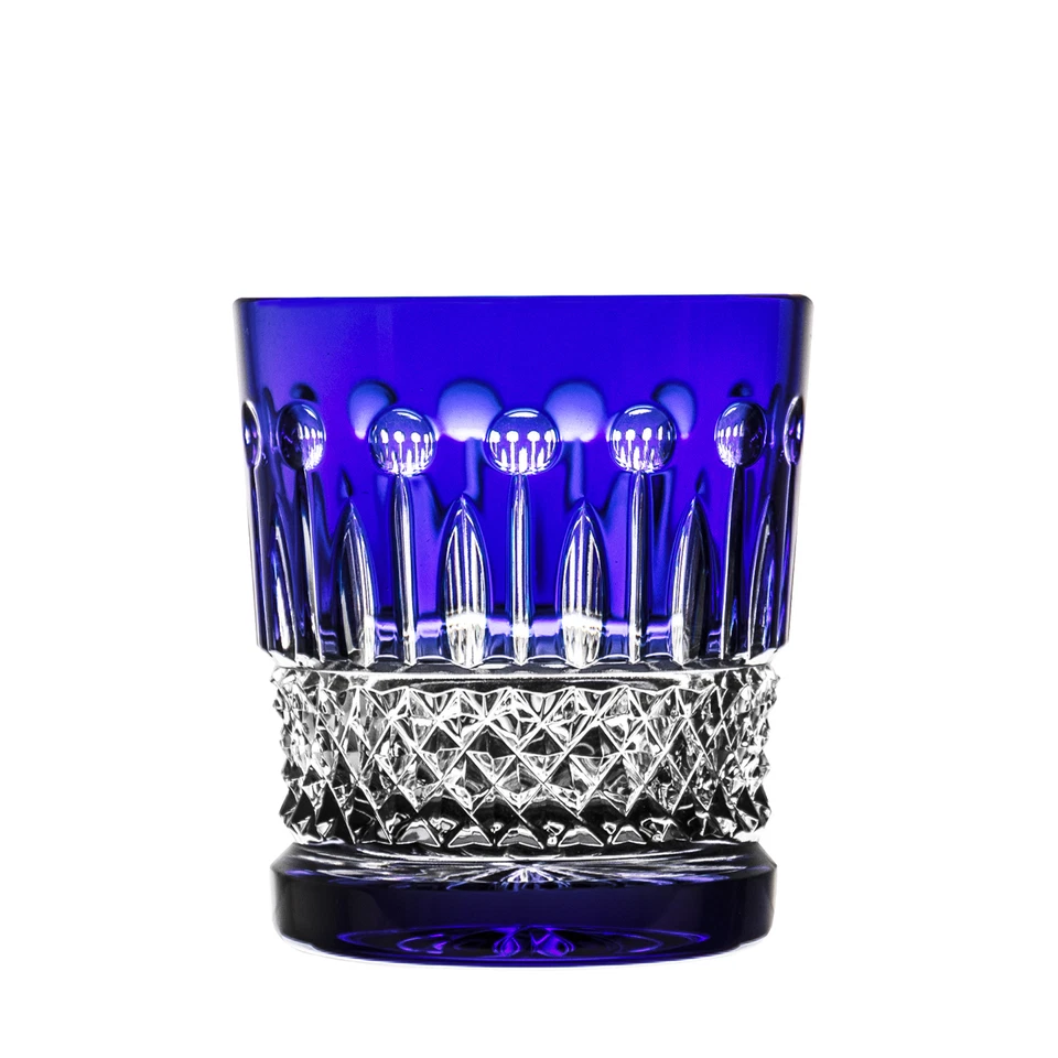 AJKA CRYSTAL Fabergé Xenia Cobalt Blue Old Fashioned