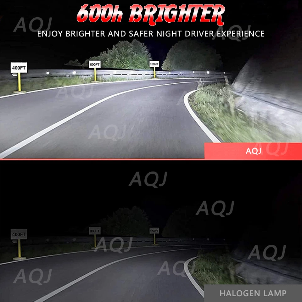 For Ford Fiesta Ikon 2011-2015 H4 9003+H11 LED Headlight Fog Light Hi Lo Beam - Image 3 of 4