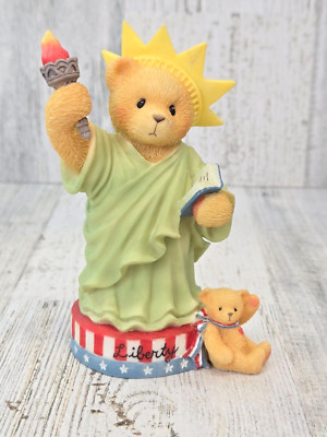 Cherished Teddies Libby My Country Tis of Thee Enesco 1997 Statue of Liberty