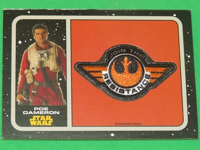 2015 Journey to Star Wars: The Force Awakens Manufactured Patch P19 INSERT CARD
