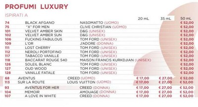 Profumi Chogan Fascia 52€ Uomo/Donna/Luxury- Scegli tu dalla lista!! 50 o  100 ml | eBay