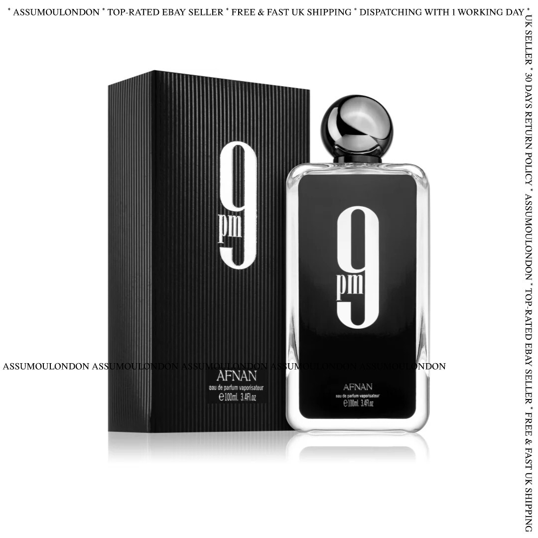9PM 100ML EDP MENS BY AFNAN AMAZING FRAGRANCE VANILLA SCENT FOR HIM