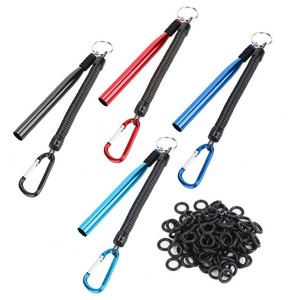 Wacky-Worm-Rig-O-Ring-Tool-for-Senkos-Stick-Lures-Baits-w-100pcs-O-Rings-Fishing