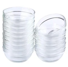 Mini Bowls 4 Inch Glass Bowls for Kitchen Prep, Dessert, Dips, and Candy Dish...