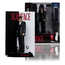 McFarlane Movie Maniacs - Scarface Tony Montana Figure - NEW