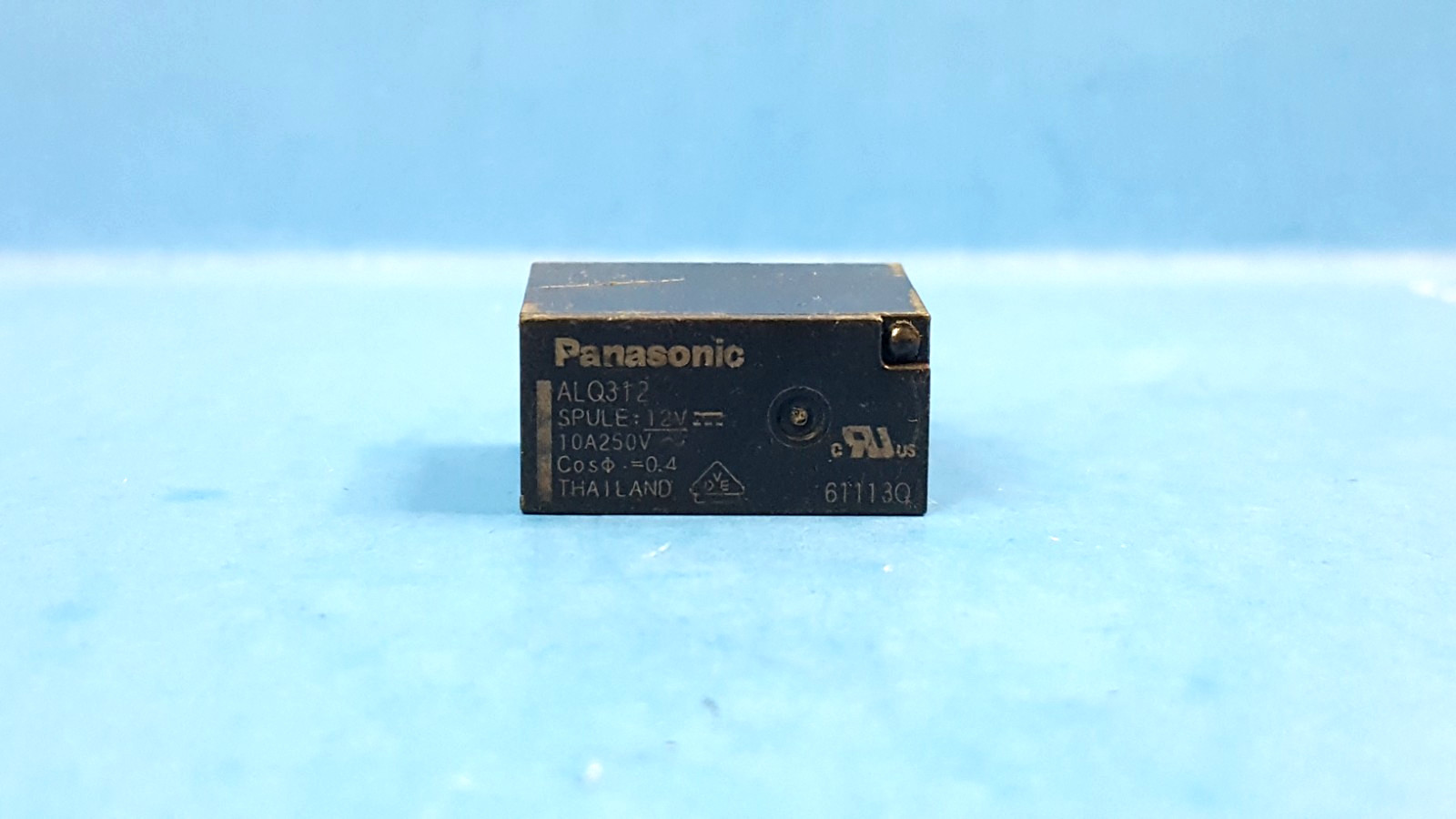 2Pcs- Relay, ALQ312, Panasonic, Coil:12VDC, SPST, 250VAC-10A