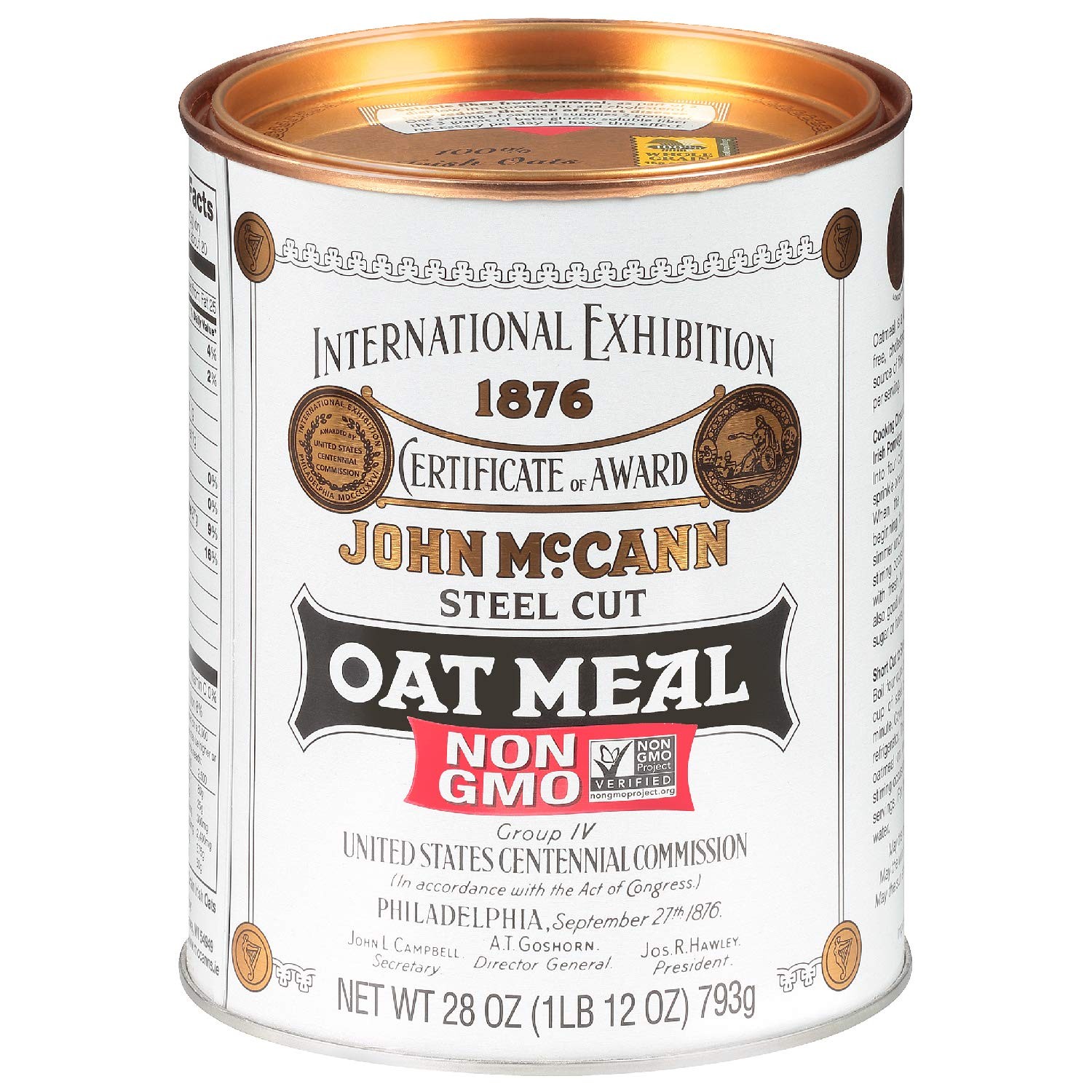 McCann's Irish Oatmeal, Traditional 28 Ounce (Pack of 4), Original Version 