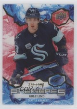 2021-22 Upper Deck Ice Ice Premieres Red 381/399 Kole Lind #191 w6g