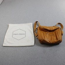 Fawn Design Brown Faux Leather Baby Diaper Bag Backpack Adjustable Strap Pockets