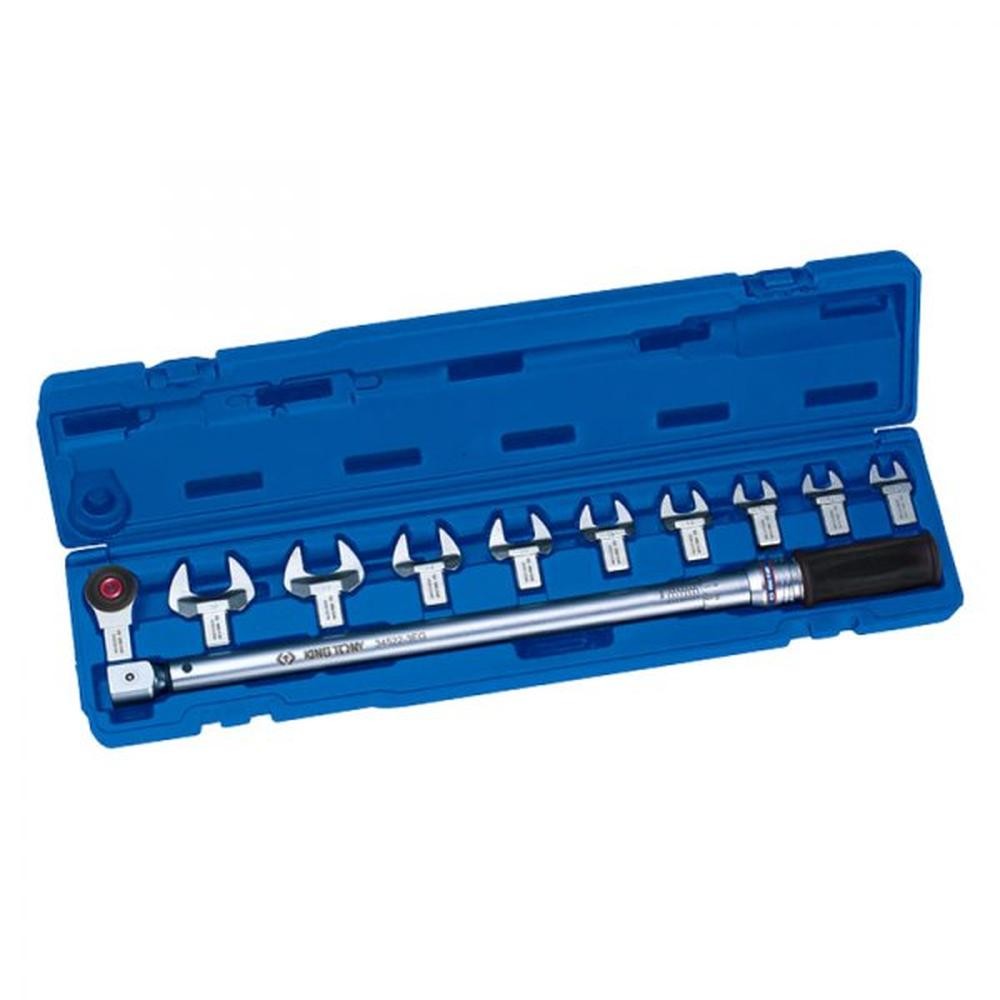 King Tony 345203E11SR 11pc 14x18 Interchangeable Torque Wrench Set