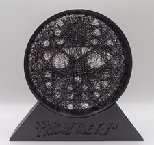 Friday the 13th String Art Jason Voorhees Oggetto d'Arte 3D Print Horror Regalo