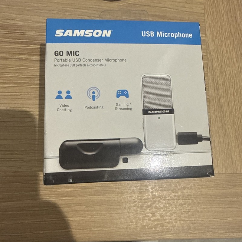 Samson Go Mic Portable USB Condenser Microphone - Brand New