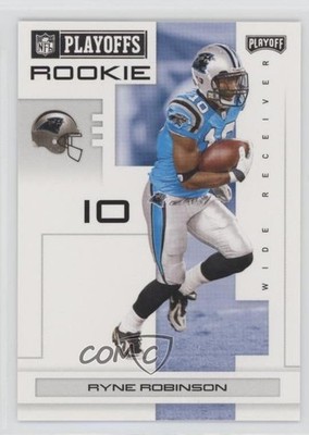 2007 Playoff NFL Playoffs Rookie Black 175/199 Ryne Robinson #172 Rookie RC 0b5