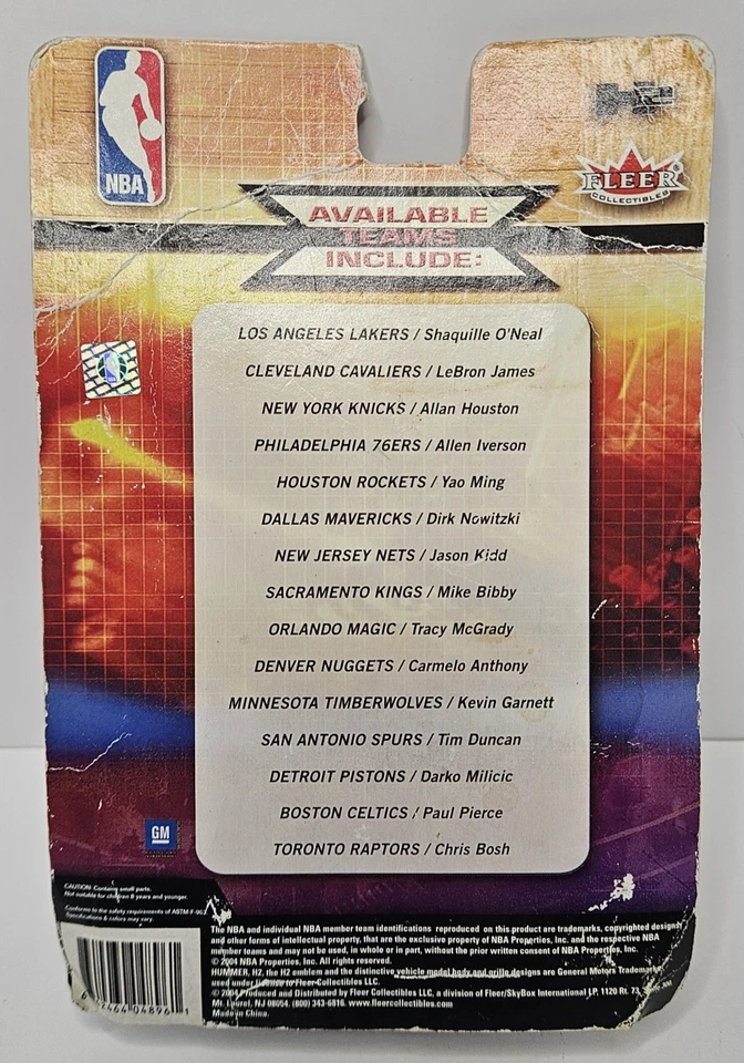 Shaquille O’Neal 2004 Los Angeles Lakers Hummer H2 Fleer Diecast Car - Image 2 of 2