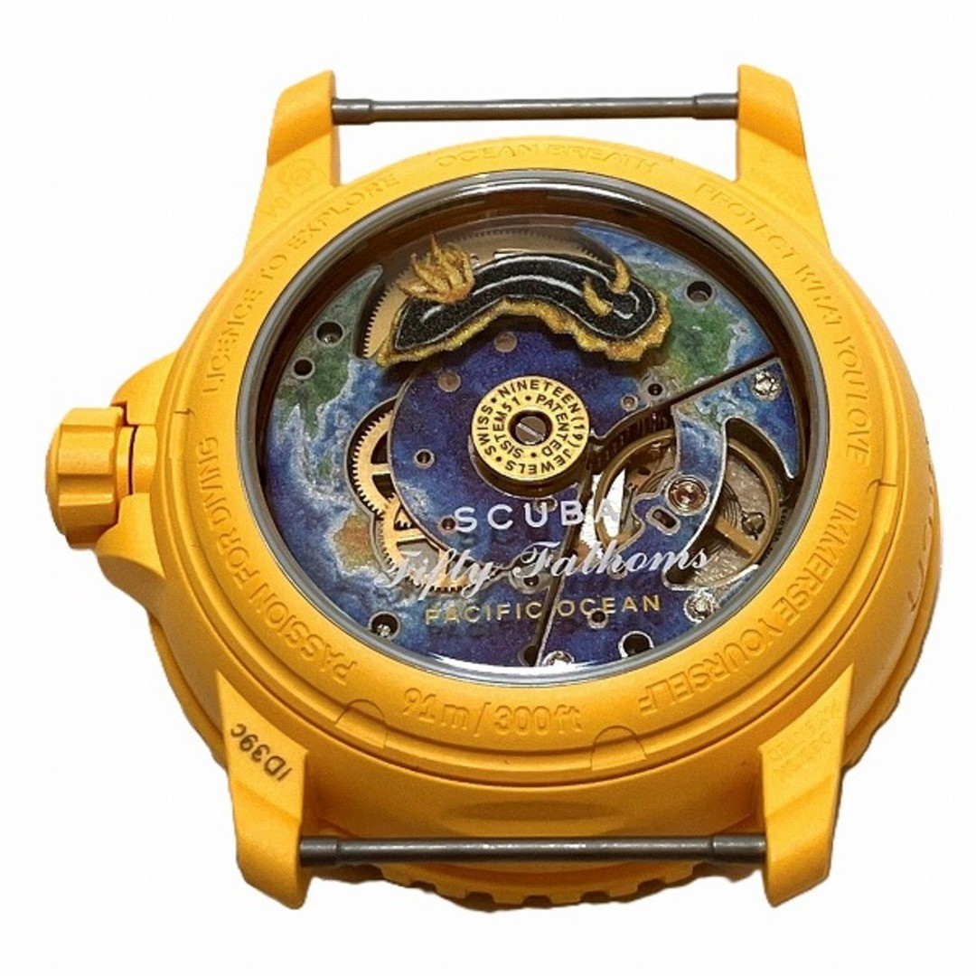 Swatch Pacific Ocean S035P100 Auto Watch Mens Used Bio Ceramic 42mm From Japan F image 5