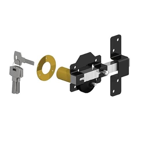 Gatemate 50mm Long Throw Gate Lock Single Locking 5 Keys  Assorted sizes 