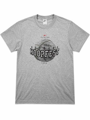 Vintage Nike Spokane Hoopfest 2002 T-Shirt Grau Basketball Y2K USA Tee XL
