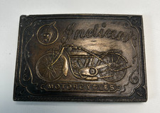 Vintage Indian motorcycle belt buckle