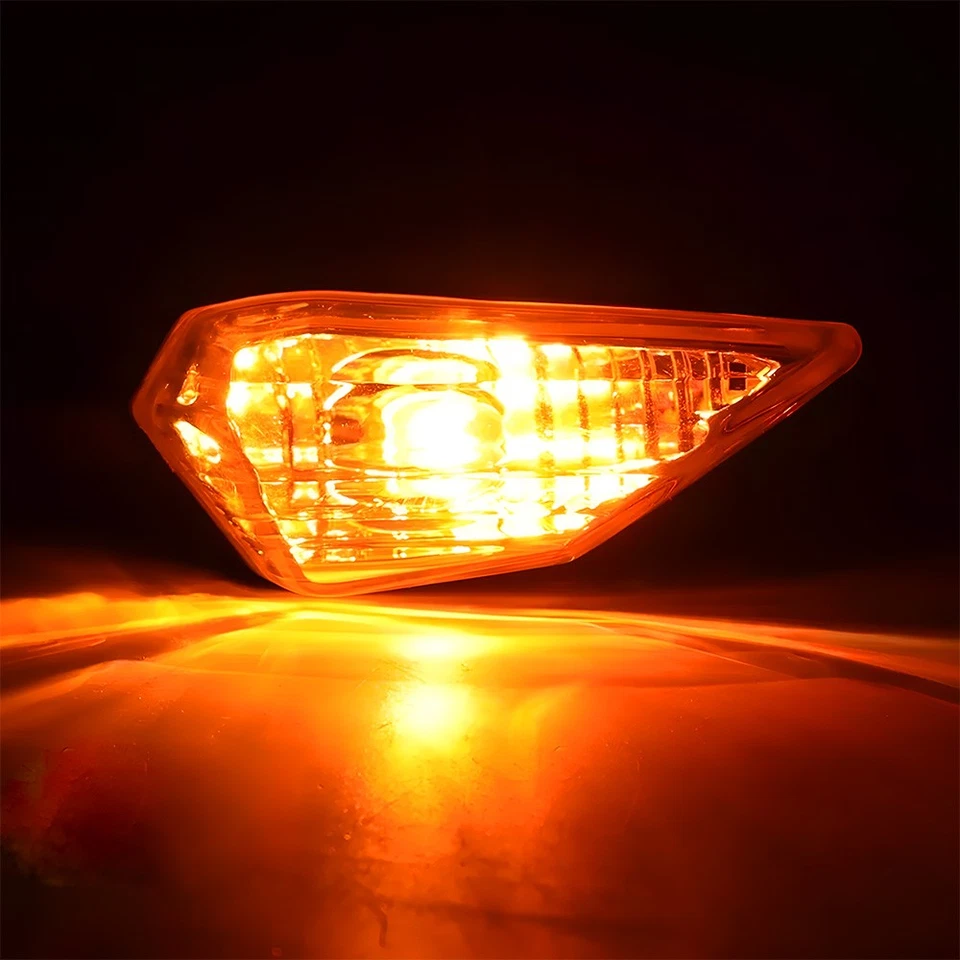 1/2SET Front/Rear Turn Signal Light For KAWASAKI NINJA 250 300 400 650 Z650 Z900 - Image 3 of 4