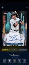 Topps Bunt Finest 25 Trey Sweeney Black Signature Legendary DIGITAL