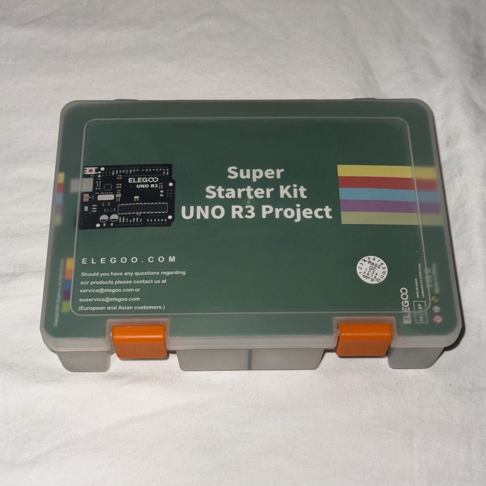 ELEGOO Uno Super Starter Kit Uno R3 Project Arduino Kit New-Open Box