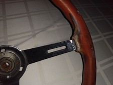 Alfa Spider Series 3 Wooden Steering Wheel Alfa Spider Series 3 Wooden Steering Wheel