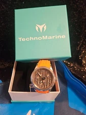 TechnoMarine Sea Dream Men's 42mm Orange Multi-Function Watch TM-719023