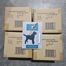48 Hanging Dog Decoration Black Labrador Style Dog Includes Chalk For Dogs Name!