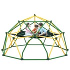 12ft Geometric Dome Climber Play Center, Kids Climbing Dome Tower with Hammock