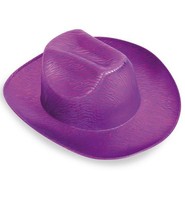 Fasching KostüM Cowboyhut Cowgirlhut Gr. 58 Cm Lila
