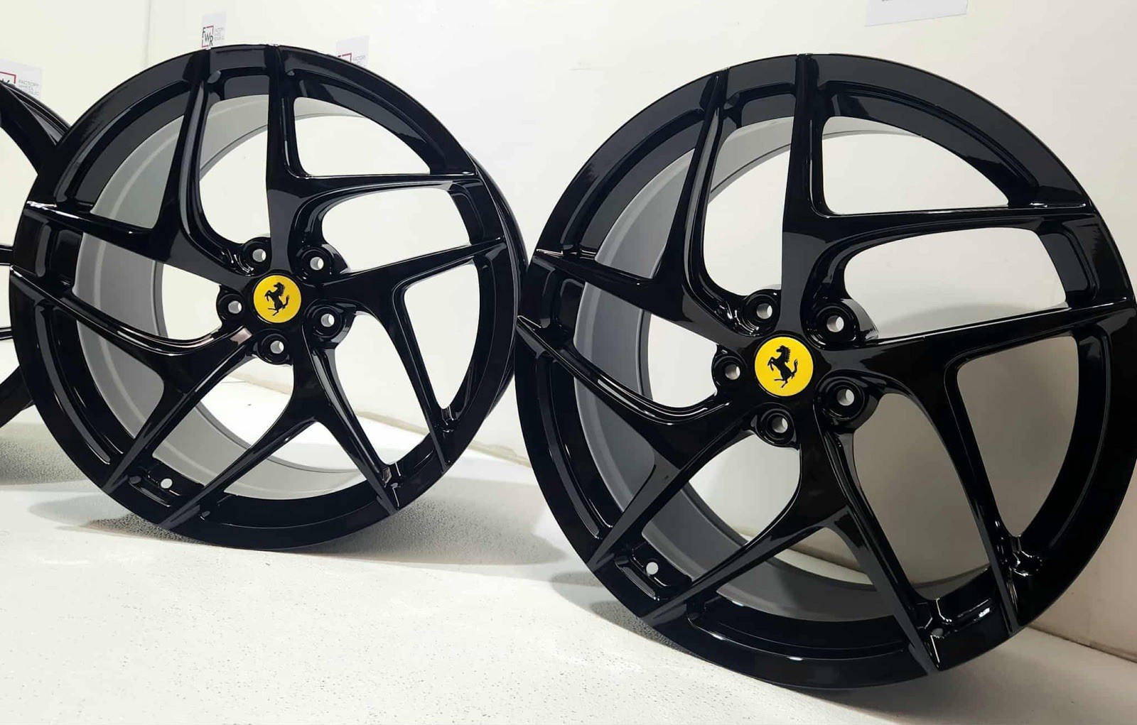 20”  Ferrari 812 Superfast Factory OEM Original Wheels Rims Gloss  Black 🔥🔥