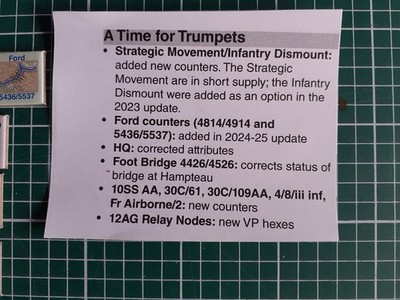 A Time for Trumpets: The Battle of the Bulge, December 1944 GMT Counters