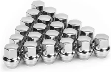 14x1.5 OEM Factory Style Large Acorn Seat Wheel Lug Nuts, 20 PCS M14x1.5 Closed 