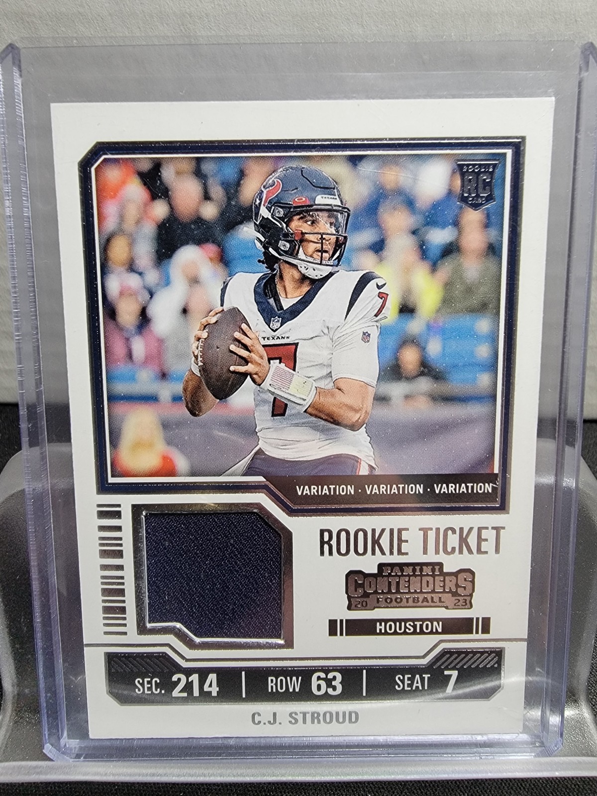 2023 Panini Contenders #TS42 CJ Stroud Rookie Ticket Patch