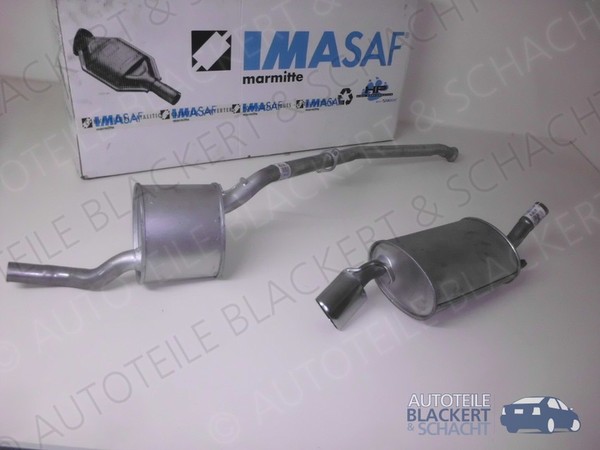Imasaf Auspuffset Ab Kat für Autobianchi Y10 1.1 I.E 1992-1994 | MSD + ESD-image