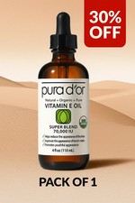 Pura D’Or Organic Vitamin E Oil 4oz | Skin Moisturizer & Anti-Aging Care