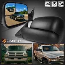 Fits 1998-2001 Dodge Ram 1500 1998-2002 2500 3500 Power Heated Towing Mirrors