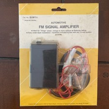 Realistic Automotive FM Signal Amplifier 12-1873D Vintage Radio Shack Sealed