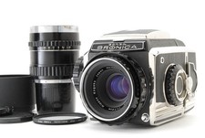 2 Lens NEAR MINT Zenza Bronica S2 Camera 75mm F2.8 135mm f/3.5 Lens JAPAN