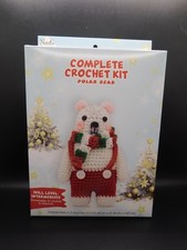 Needle creations Complete Crochet kit Polar Bear Skill level Intermediate