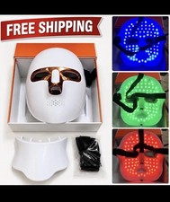 7 Colors LED Face Mask Red Light Therapy Rechargeable Facial Skin Care Device