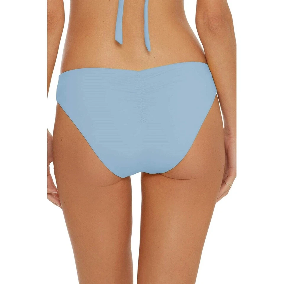 Biquíni Becca by Rebecca Virtue Feminino Azul Adela Costas Apertadas Tamanho XS - Imagem 2 de 4