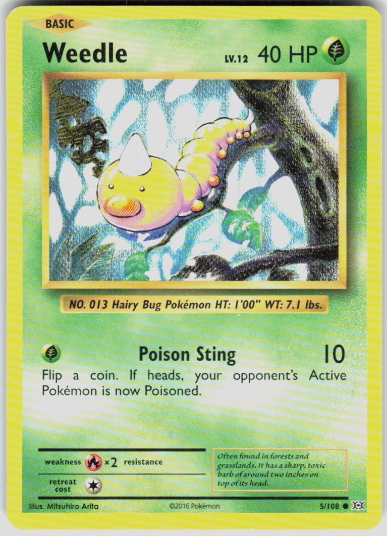Weedle 099/110 Legendary Collection Pokemon