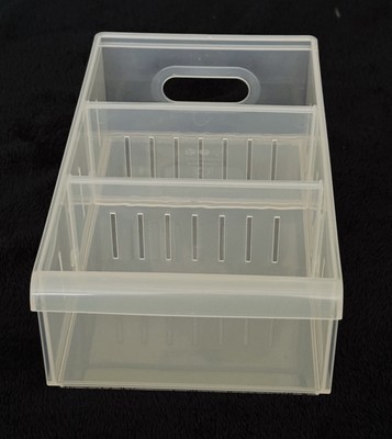 The Container Store transparent stapelbar platzsparend Lagercontainer