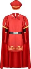 Men'S King Costume Adult Royal Robe Cape Halloween Cosplay Outfit