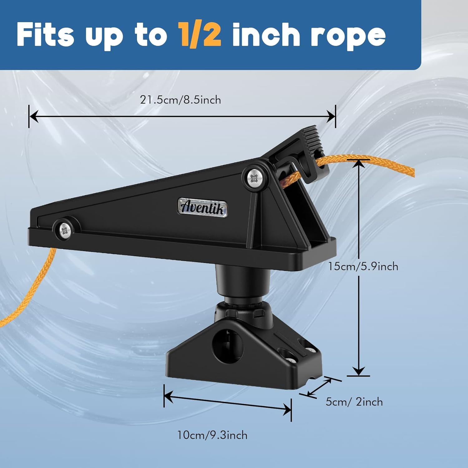 Kayak Anchor Lock System with Side Deck Mount - Durable, Easy-to-Use Anchor Lock