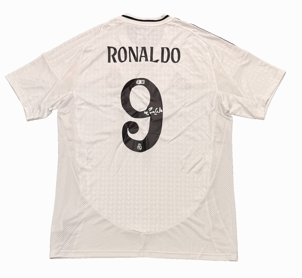 Ronaldo Nazario Signed Real Madrid Soccer Jersey Beckett Witnessed