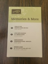 Stampin' Up Memories and More Bundle of Love Card Pack 144207 Retired NIP